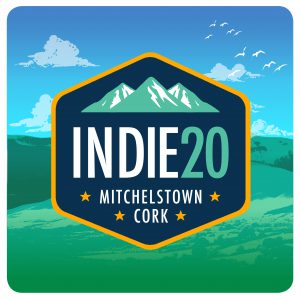INDIE20 LOGO ON BACKGROUND